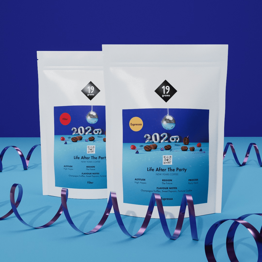 19grams Life After The Party Neujahrskaffee – Specialty Coffee Silvester-Edition Produktbild