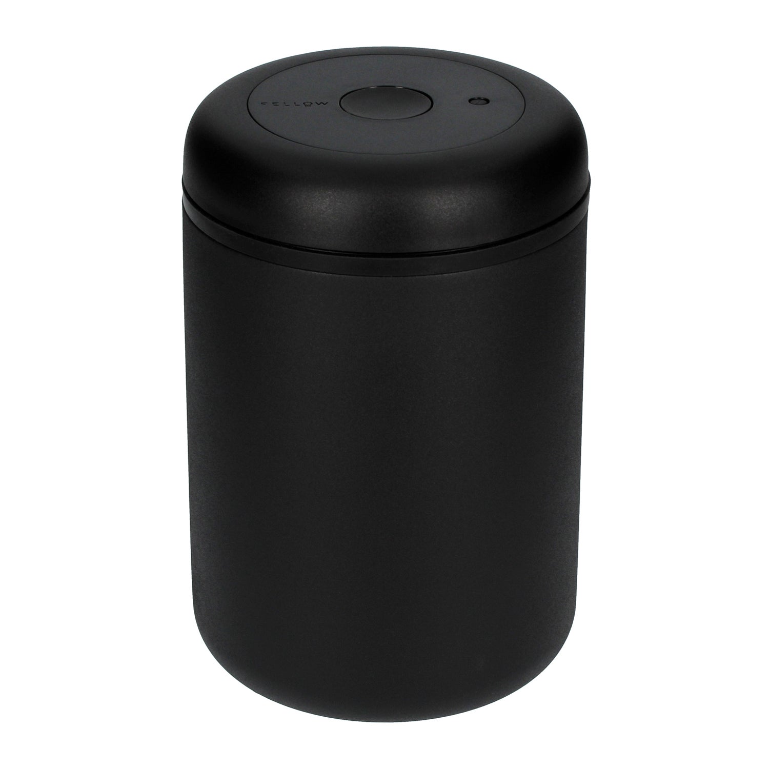 Fellow Atmos Canister Kaffee-Aufbewahrungsdose 1200ml Matt-Schwarz Frontansicht – Kaffee-Zubehör bei 19grams Berlin