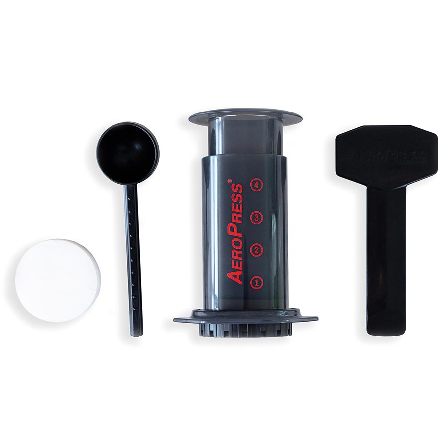 19grams Aerobie AeroPress Kaffeebereiter komplettes Set mit Filterpapier - AeroPress kaufen bei 19grams.live Roasters Berlin