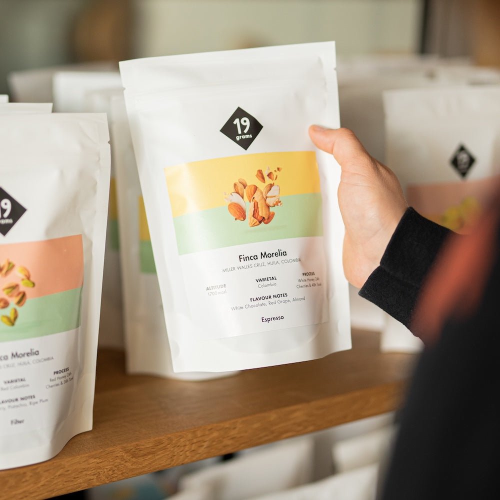 Deine 19grams Tüte Finca Morelia Espresso aus Kolumbien