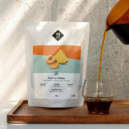 19grams Finca Las Palmas Filter – Orange Bourbon, Palestina Huila Kolumbien – Peach, Pineapple, Nectarine
