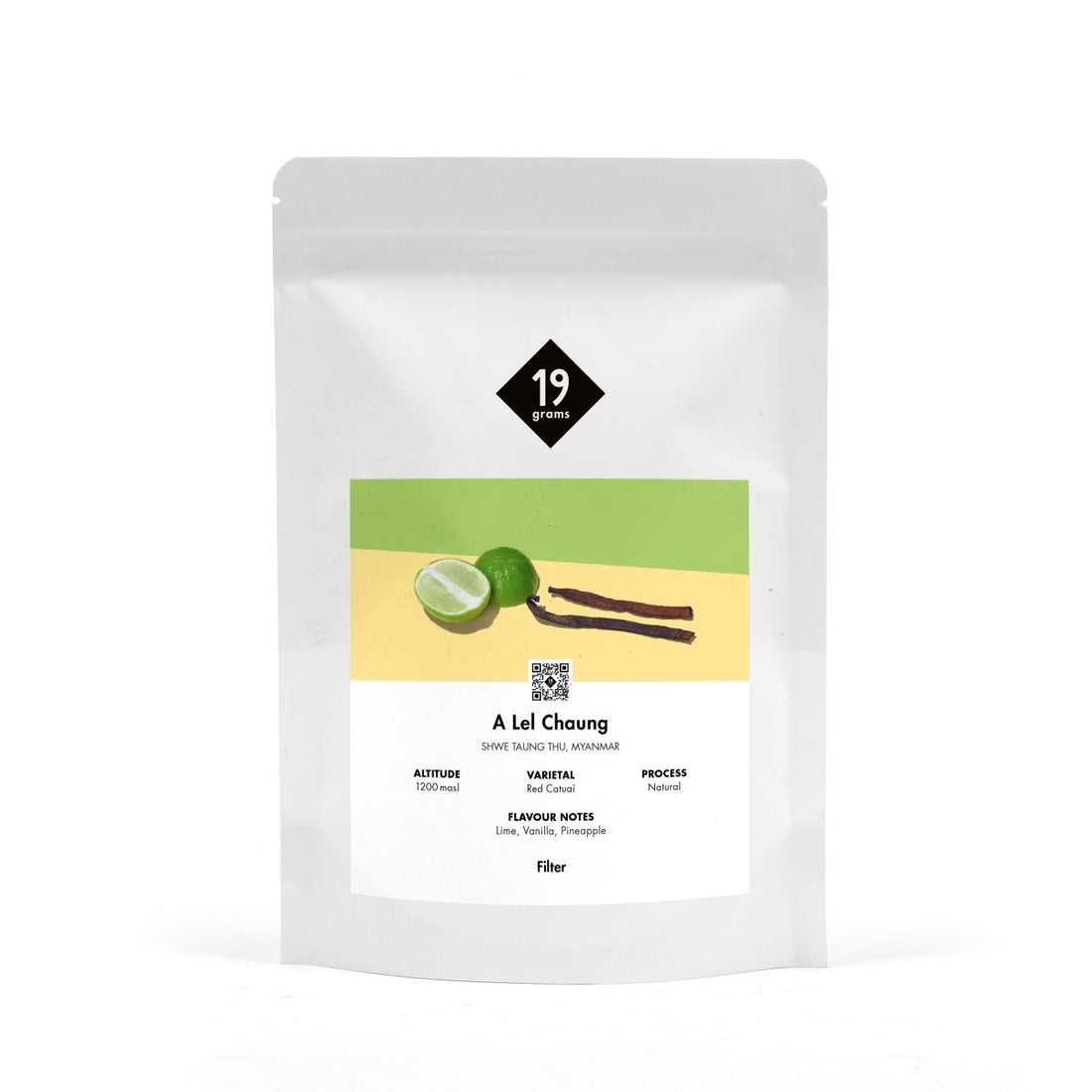 19grams A Lel Chaung Filter Kaffeebeutel – Red Catimor Naturalprozess, Myanmar, Specialty Coffee von 19grams.live Roasters Berlin