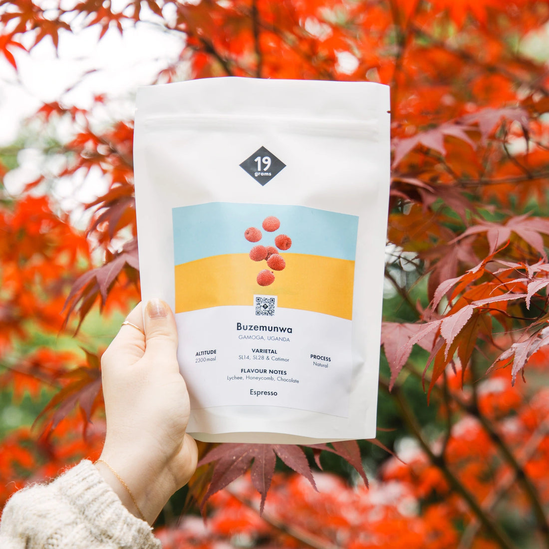 19grams Buzemunwa Espresso Kaffeebeutel – SL14/SL28 Naturalprozess, Uganda, Specialty Coffee von 19grams.live Roasters Berlin