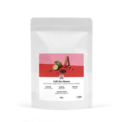 19grams Café Des Mamas Filter 250g – Northern Province Ruanda – Rhabarber, Limette, Ceylon-Tee