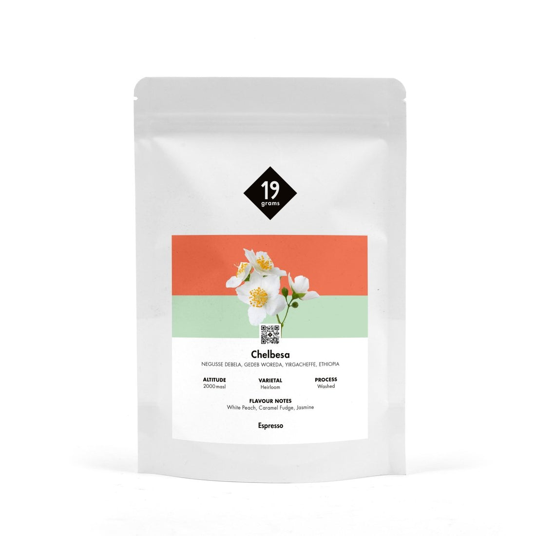 19grams Chelbese Espresso – Specialty Coffee Espresso aus Chelbesa Äthiopien, geröstet von 19grams.live Roasters Berlin