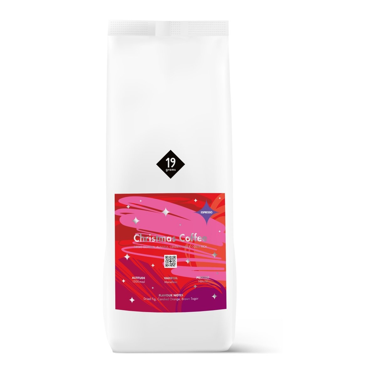 19grams Christmas Coffee 2025 Espresso – 1000g Weihnachtskaffee Produktbild