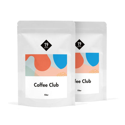 19grams.live Club Filterkaffee – Abo Doppelpack Packungsansicht Specialty Coffee
