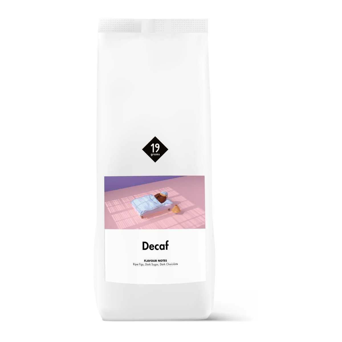 Deine 19grams 1000g Tüte Decaf Kaffee