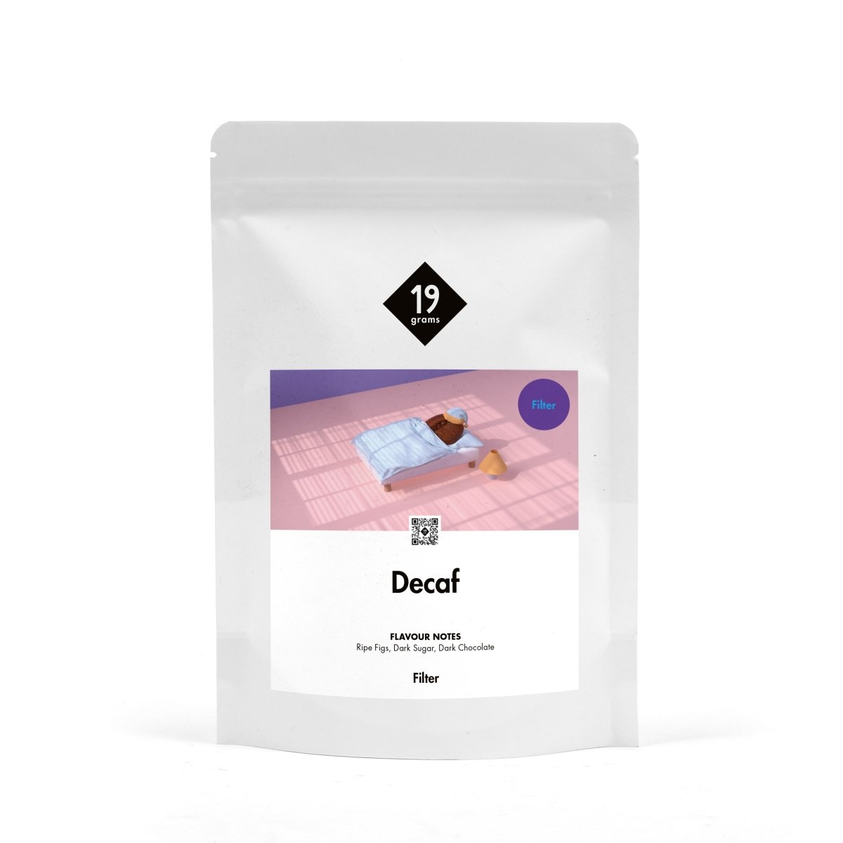 19grams Decaf Filterkaffee in der kleinen Tüte