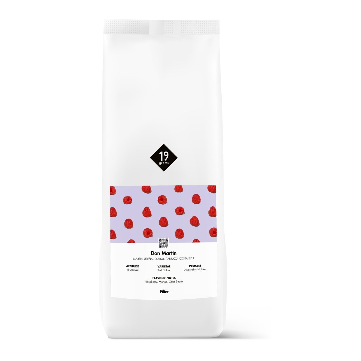 19grams Kilo Beutel Don Martin Filterkaffee aus Costa Rica