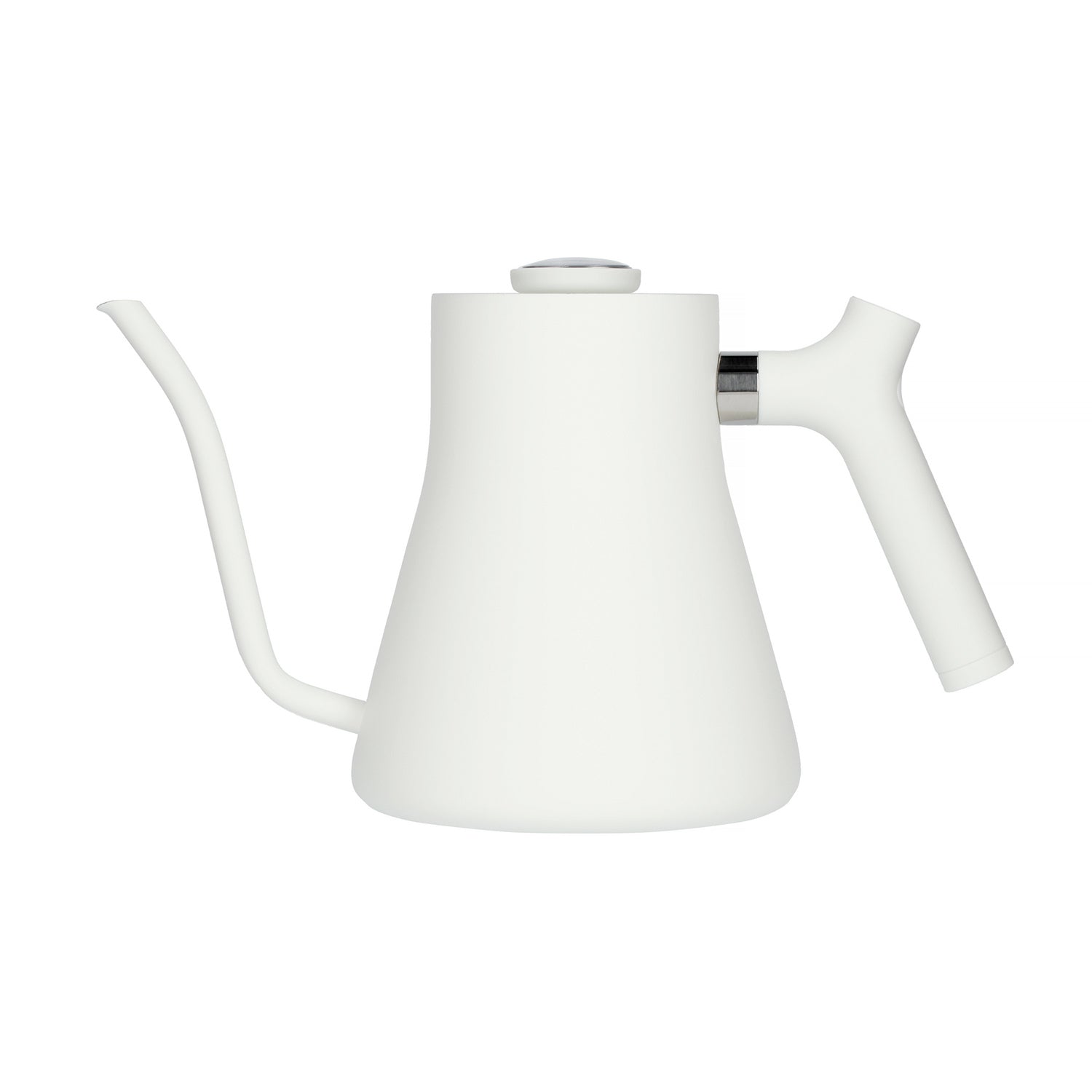 Fellow Stagg Pour-Over Wasserkessel weiß Frontansicht – Kaffee-Zubehör bei 19grams Berlin
