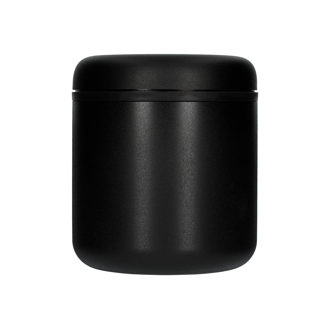 Fellow Atmos Canister Kaffee-Aufbewahrungsdose 700ml Matt-Schwarz – Vakuum-Frischhaltedose Frontansicht, alternative Variante im 19grams Shop