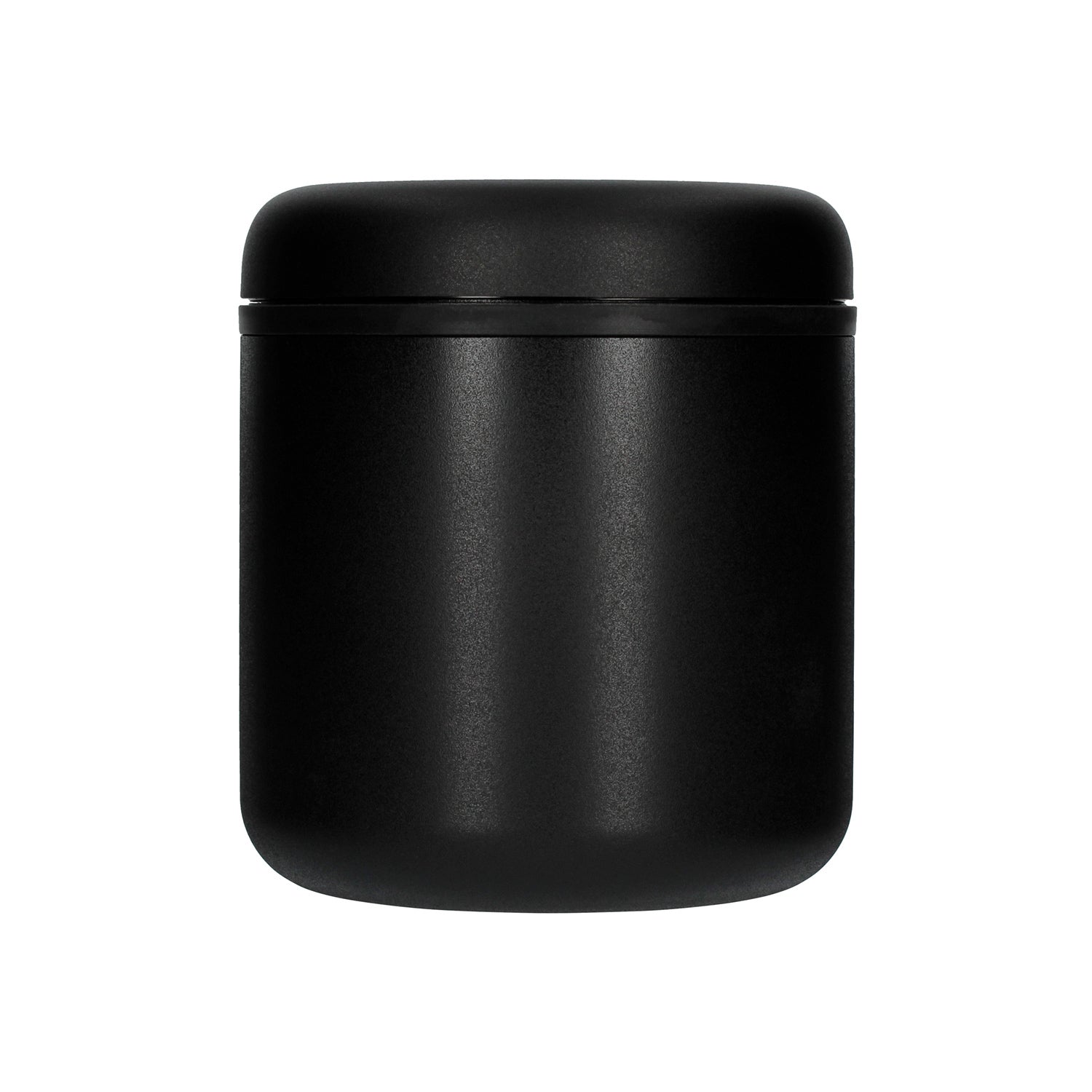 Fellow Atmos Canister Kaffee-Aufbewahrungsdose 700ml Matt-Schwarz – Vakuum-Frischhaltedose Frontansicht, alternative Variante im 19grams Shop
