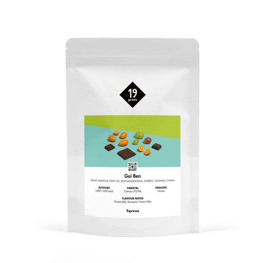 Gui Ben Espresso 19grams – Packungsansicht Specialty Coffee