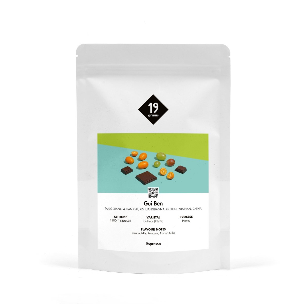 Gui Ben Espresso 19grams – Packungsansicht Specialty Coffee