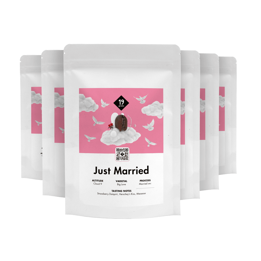 19grams Just Married Mockups – Hochzeits-Specialty Coffee Edition von 19grams.live Roasters Berlin
