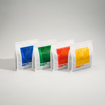 LTPO 2.0 Kaffeeset mit 4 verschiedenen Kaffees geröstet von 19grams Specialty Coffee in Berlin