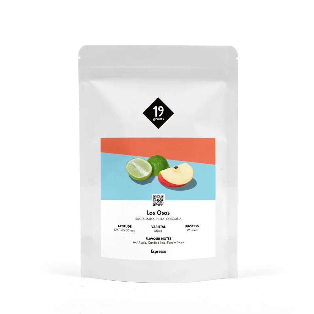 19grams Los Osos Espresso – Specialty Coffee Espresso aus Kolumbien, geröstet von 19grams.live Roasters Berlin