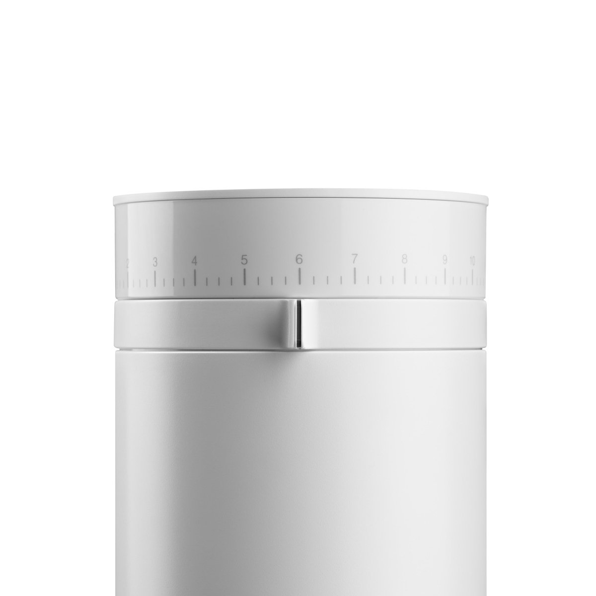 Fellow Opus Grinder elektrische Kaffeemühle matt-weiß mit Mahlgrad-Anleitung – Kaffee-Zubehör bei 19grams Berlin