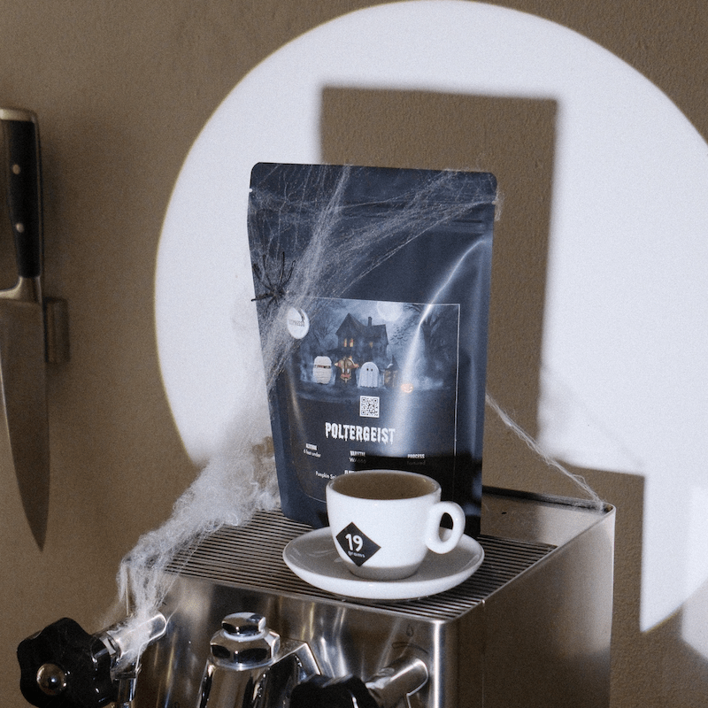19grams Poltergeist Halloween Kaffee – Produktbild Specialty Coffee saisonale Edition