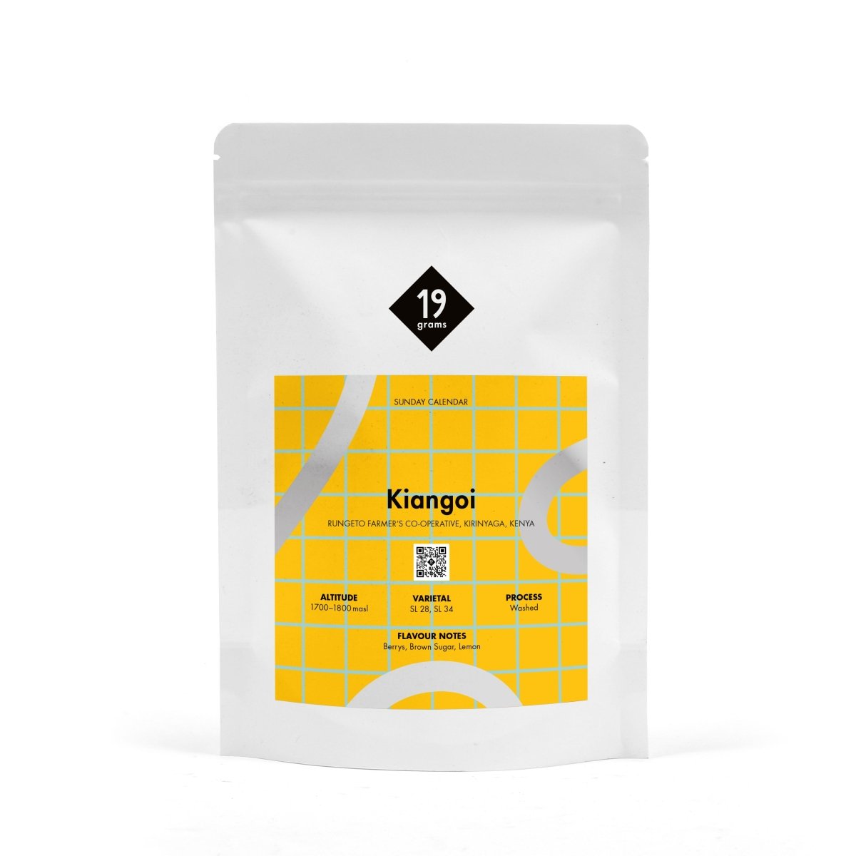 Kenya Rungeto Kiangoi 19grams – SC25 Filterkaffee Packung, Beeren, Brown Sugar, Zitrone