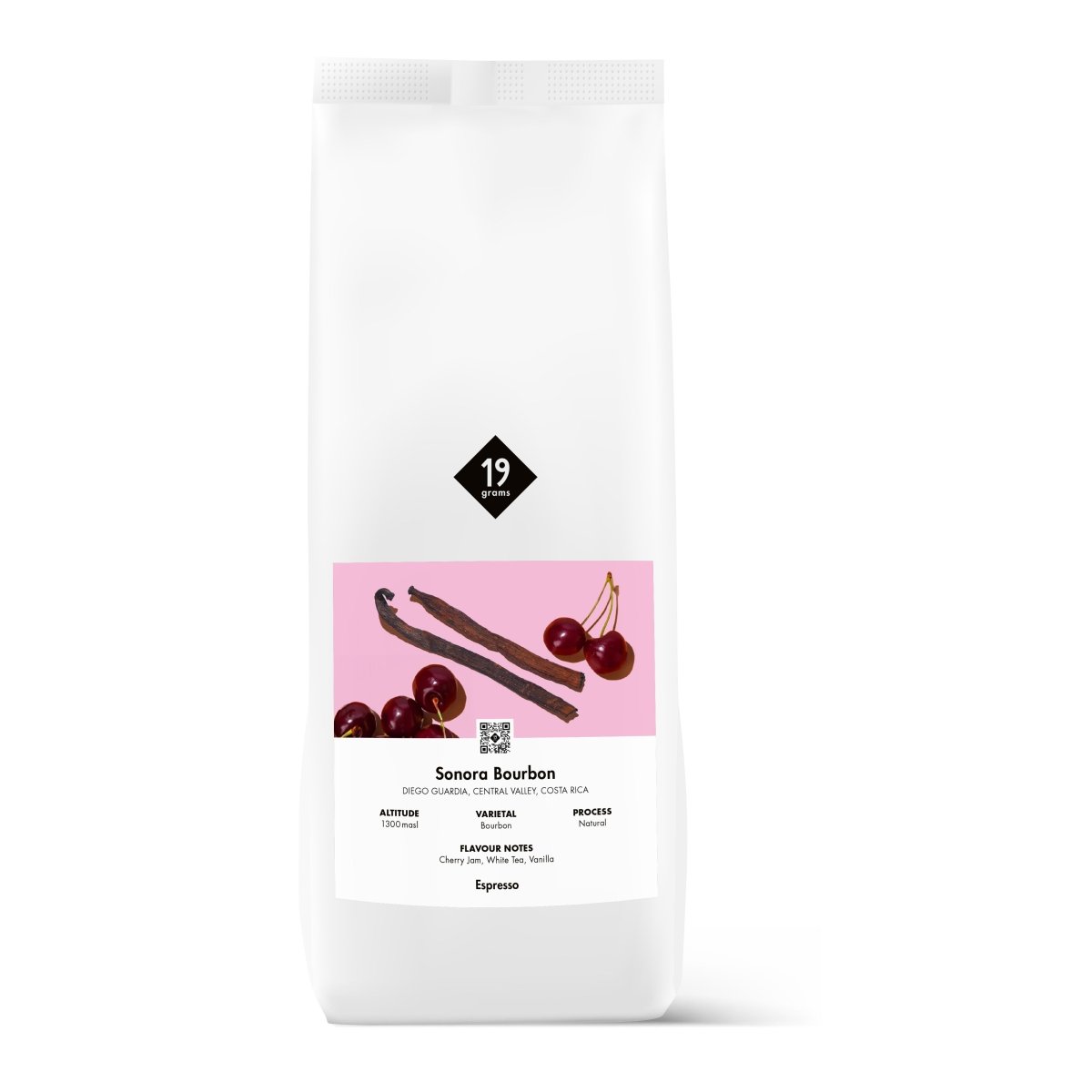19grams Sonora Bourbon Espresso 1kg Kaffeebeutel – Costa Rica Specialty Coffee Bourbon Espresso, geröstet von 19grams Berlin