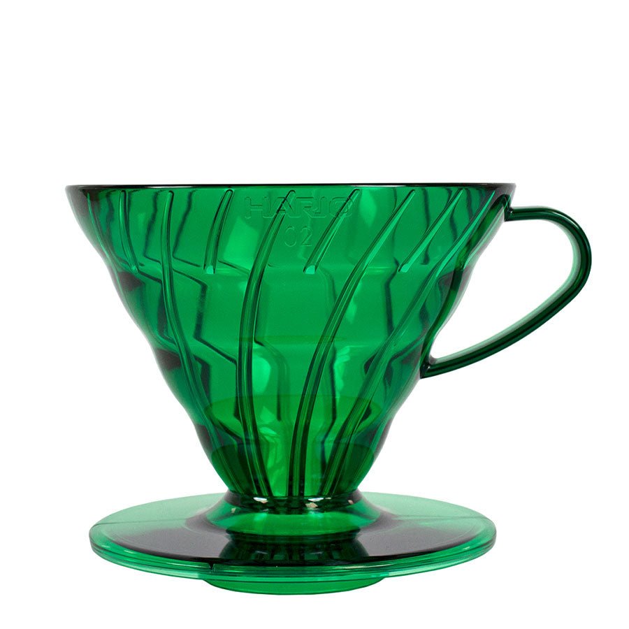 19grams Hario V60 02 Dripper Grün – Transparentes grünes V60 Kaffeebrüh-Gerät, Zubehör im Shop von 19grams Berlin