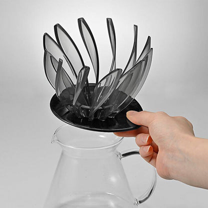 19grams Hario V60 Suiren Filterhalter Schwarz mit Base – Specialty Coffee Filter-Equipment von 19grams.live Roasters Berlin