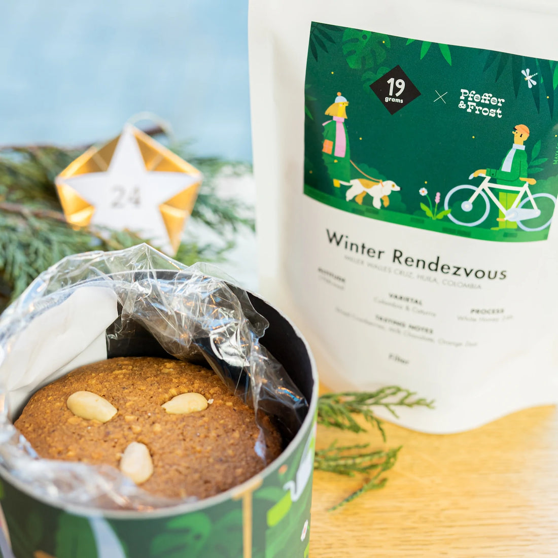 19grams x Pfeffer&amp;Frost Winter Rendezvous Kaffee mit Lebkuchen