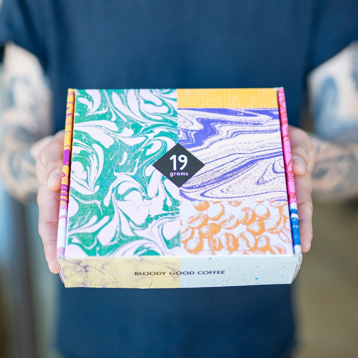 19grams Espresso Testbox Geschenkbox mit 5 verschiedenen Espressos - Espresso Probierpaket kaufen bei 19grams.live Roasters Berlin