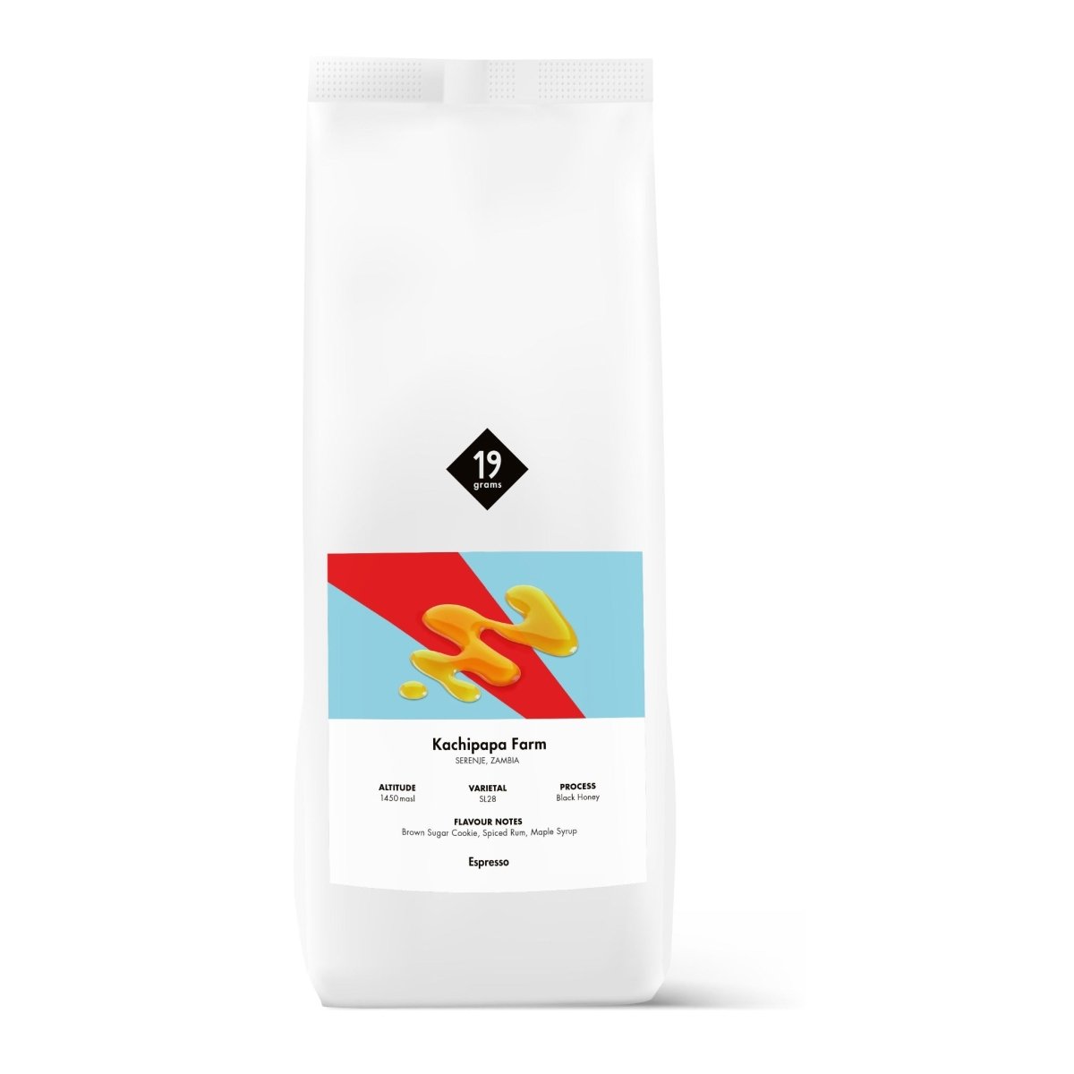 Deine 1000g 19grams Kachipapa SL28 - Sambia Espresso Tüte 