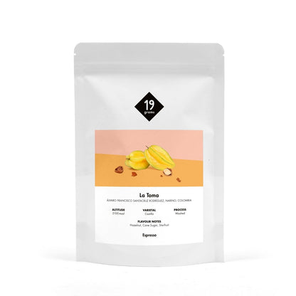 Deine 250g 19grams La Toma - Kolumbien Espresso Tüte
