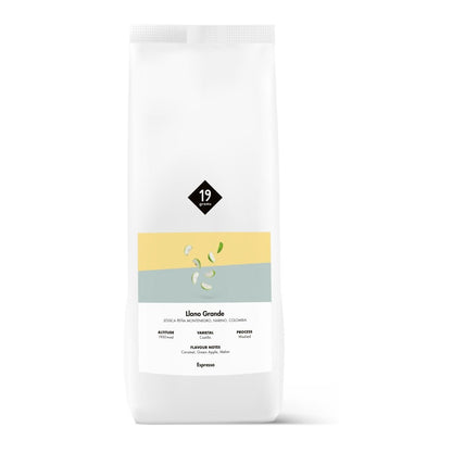 Deine 1000g Tüte Llano Grande Kolumbien Espresso