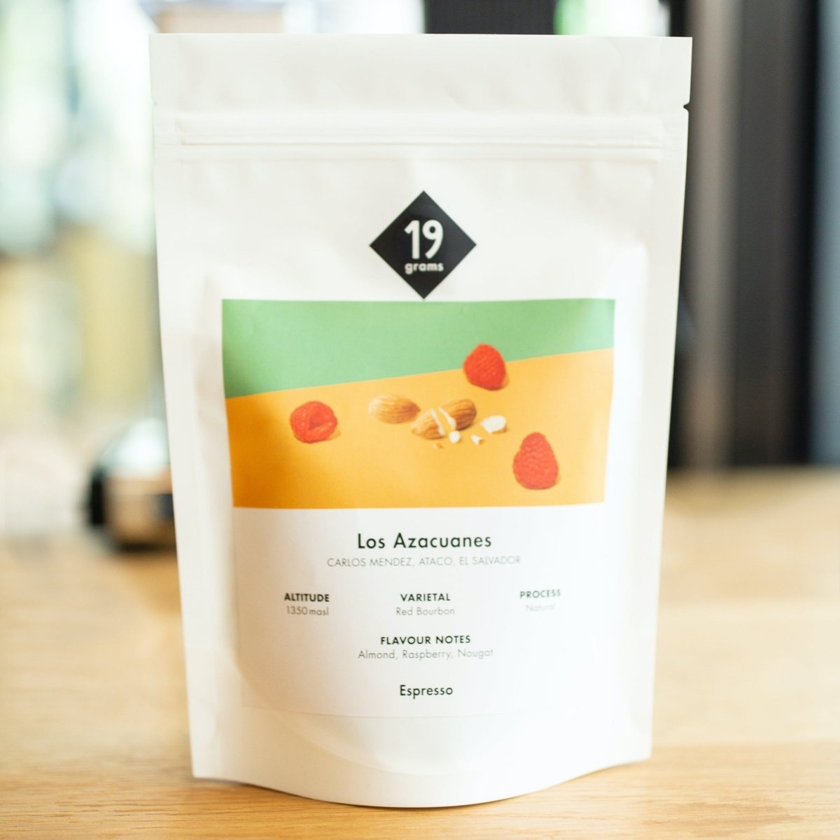 Deine 250g 19grams Kaffee Los Azacuanes - El Salvador Espressobohnen Tüte