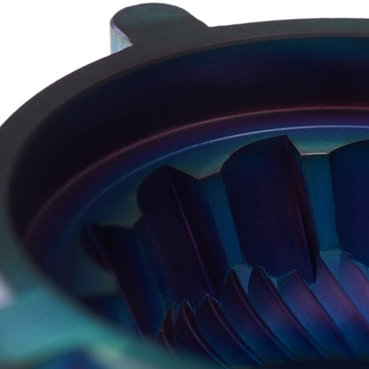 Varia VS3 Hypernova Supernova Burr extreme Nahaufnahme Mahlzähne Iridescent Titanium – Präzisions-Kaffeemühle bei 19grams Berlin